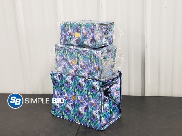 Lot 58-68595 - Lot of (3) JM New York Roll up Better Beauty Cases