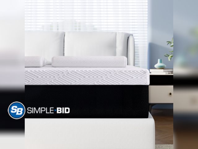 Lot 58-52943 - New Molblly 8 inch Twin Size Medium Gel Memory Foam Mattress Bed-in-a-Box