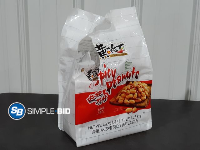 Lot 58-35544 - Spicy PEANUTS - 2 bags unopened