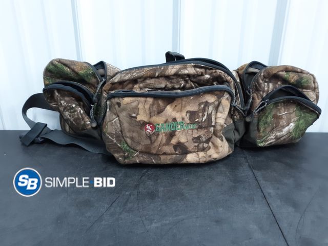 Lot 58-73763 - Gander Mountain Camo "GUY" Fanny pack - keep all of your hunting items close by - used but in good c...