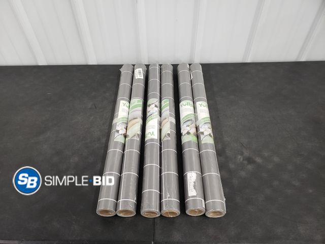 Lot 58-39855 - Lot of (6) New rolls  Yullpaper 24" x 118" Peel and Stick for shelves and the walls