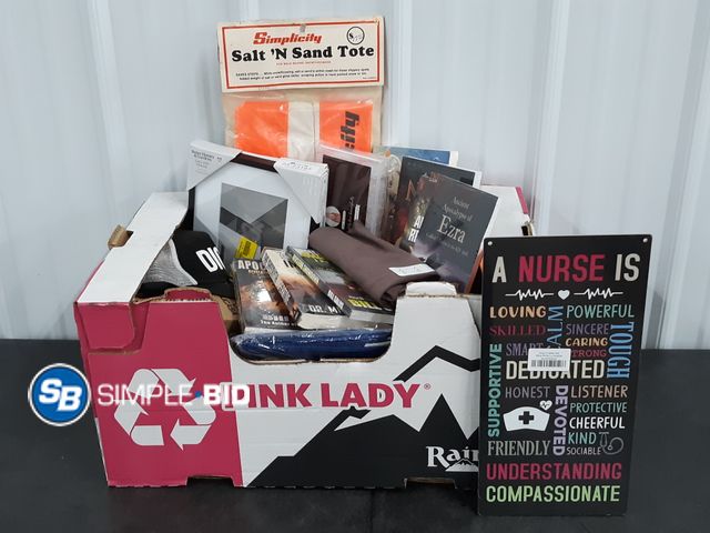 Lot 58-33470 - BOX of small amazon items - variety of items - unused