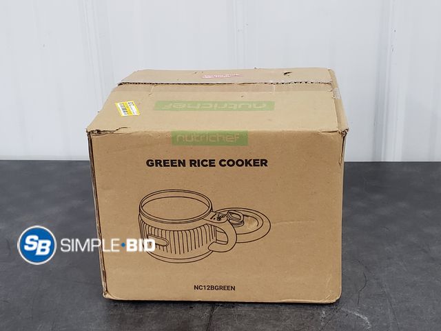 Lot 58-84155 - Nutrichef Green Rice Cooker