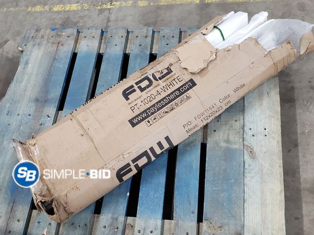Lot 58-67503 - FDW 10'x20' White Outdoor Party Tent- Open Box, Appears to be Complete