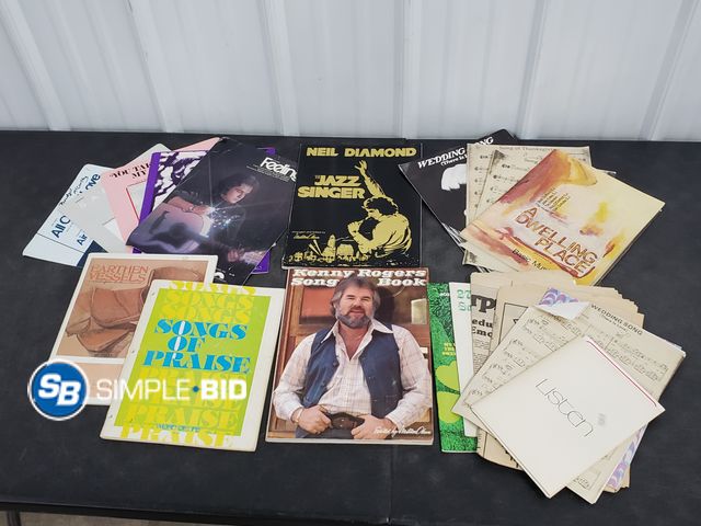 Lot 58-83944 - Bag Full of Sheets of Music for Piano