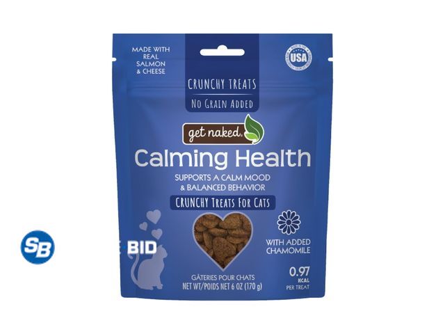 Lot 58-69923 - Get Naked Cat Crunchy Treats Salmon &amp; Cheese Flavor, Calming Health, 2.5-oz Bag 2.5 Ounce (Pack ...