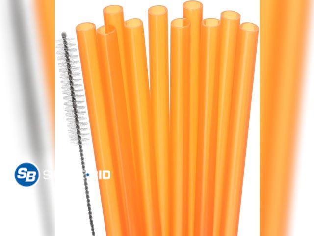 Lot 58-38935 - New Dakoufish Replacement Straw for Stanley|Owala|Simple Modern 40oz 30oz Tumbler,6 Pack 12 Inch Ora...