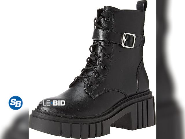 Lot 58-39901 - New Women's The Drop Women's Koi Lace Up Platform Combat Boots - SIZE 7