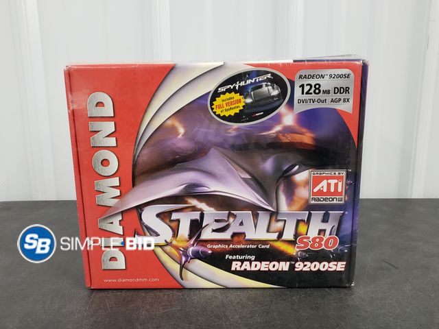 Lot 58-30853 - Diamond Stealth S80 Graphics Card - Radeon 9200SE