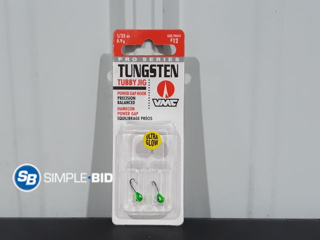 Lot 58-23523 - Pro Series Tungsten Tubby Jig Power Gap 2-Pack Hooks Size #12