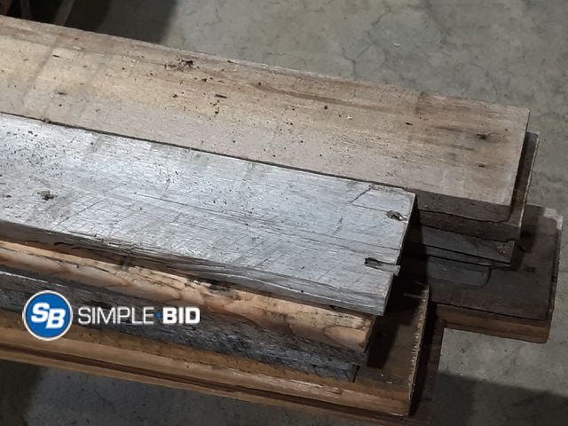 Lot 58-17691 - Lot of (20)  Pieces of Wood - 1/2" x 3 1/2" x 40"