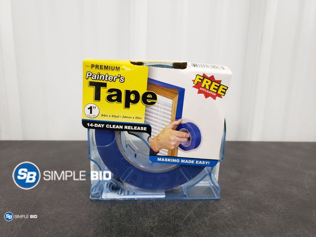 Lot 58-30837 - Premium Painter's Tape 1" x 60yards with Applicator