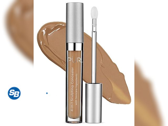Lot 58-33475 - Lot of (2) New PUR Beauty 4-in-1 Sculpting Concealer for Women - Conceals, Brightens, Plumps &amp; C...