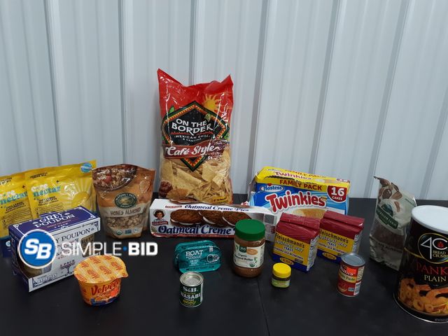Lot 58-83403 - FOOD LOT! Lot of Various Foods - unopened - expired