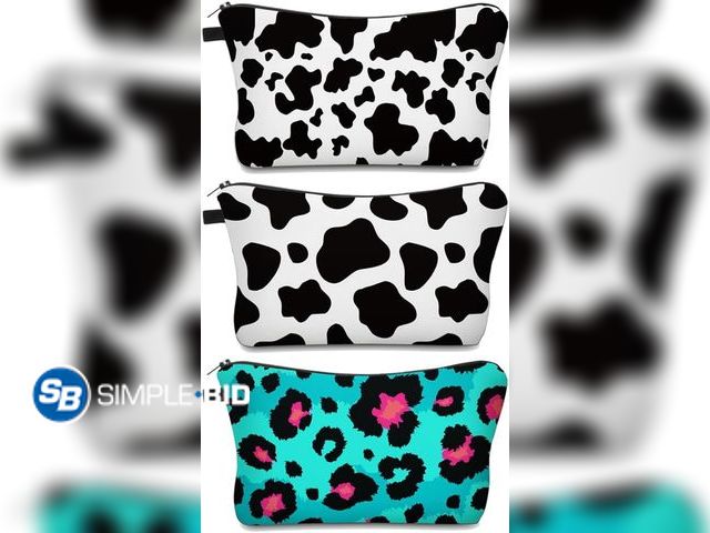 Lot 58-41180 - New Deanfun Makeup Bag, 3pcs/set Super Funny 3D Printing Women Cosmetic Bags