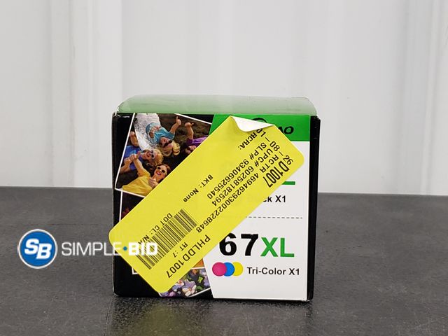 Lot 58-60342 - 67 Ink Cartridge Compatible for HP 67 67xl Ink Cartridges for Deskjet 2742e 2752e 2755e (Black, Tri-...