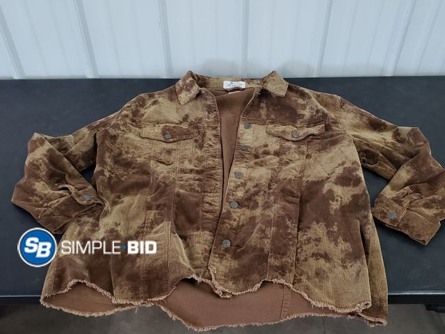 Lot 58-66128 - Oddy Women's Corduroy Jacket, Light Brown Size 2XL