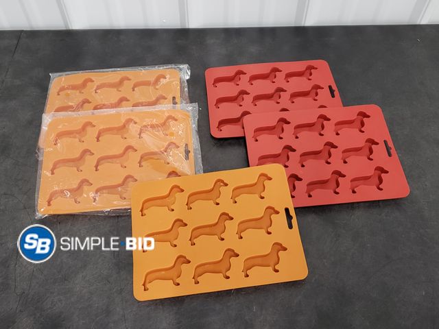 Lot 58-73575 - Lot of (5) Silicone Food Molds