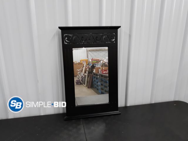Lot 58-67063 - Black Mirror - Used Has Some Scratches - 16 1/2" x 25"