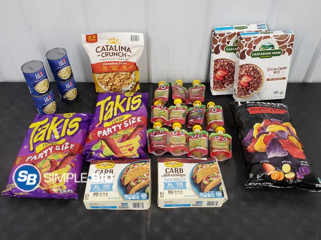 Lot 58-83854 - FOOD LOT! Lot of Various food - unopened - expired