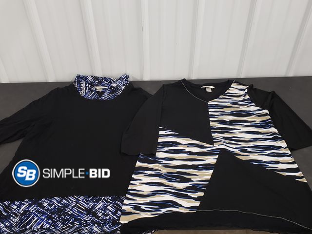 Lot 58-41218 - Lot of (2) Women's CJ Banks Shirts - SIZE 1XL - used but in good condition