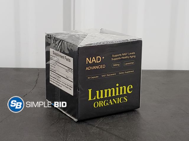 Lot 58-64487 - NAD+ Advanced Lumine Organics Dietary Supplement- Supports NAD Levels, Supports Healthy Aging - 500 ...