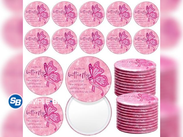 Lot 58-58987 - New Pinkunn 50 Pcs Breast Cancer Awareness Gifts for Woman Bulk Inspirational Breast Cancer Survivor...
