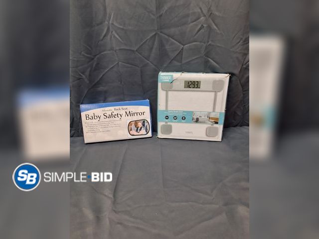 Lot 58-55742 - Baby Safety Mirror and Thinner Conair Scale