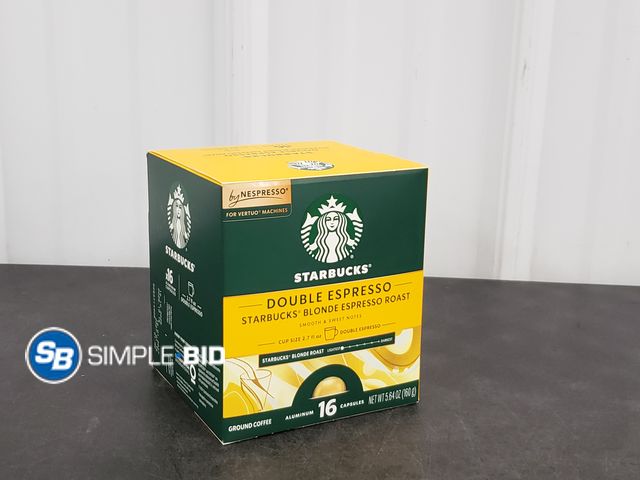 Lot 58-74983 - STARBUCKS! Double Espresso Blonde espresso Roast - 16 Capsules - unopened