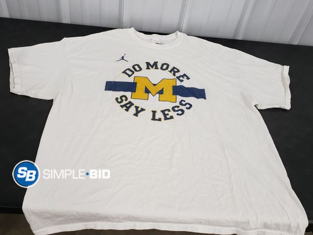 Lot 58-72019 - Do More Say Less - U of M T Shirt - Size 2xl - Used