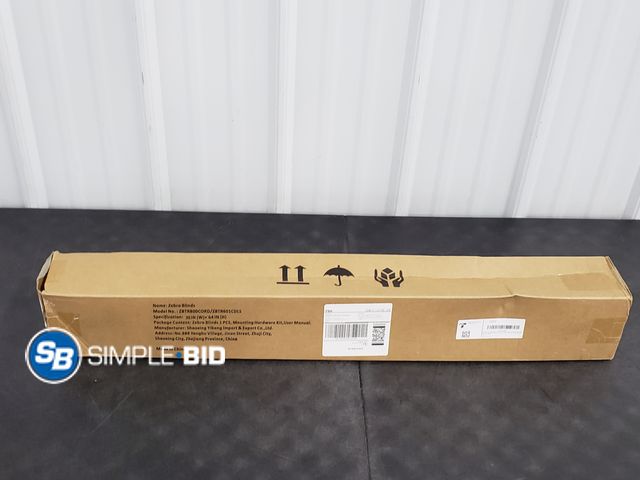 Lot 58-77935 - Corded Zebra Blinds 30W x 64H