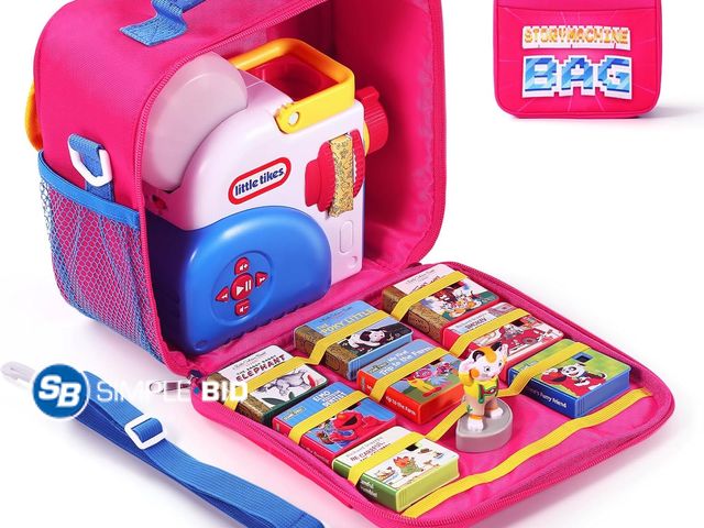 Lot 58-38855 - New Storage Case for Little Tikes Story Dream Machine Books Starter Set, Toys Storage Holder Travel ...