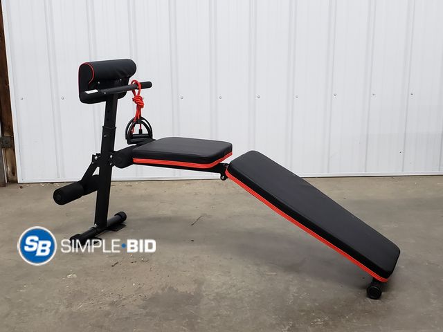 Lot 58-65276 - New Weight Bench, Foldable Workout Bench with 9 Adjustable Position, Bench Press with 795LBS Capacit...