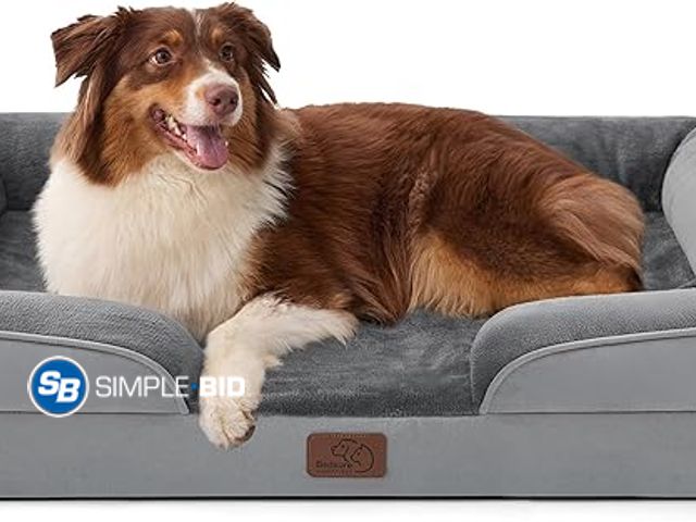 Lot 58-33082 - Bedsure Orthopedic Dog Beds Large Sized Dog - Washable Large Dog Cat Bed Waterproof, Comfort Dogs Co...