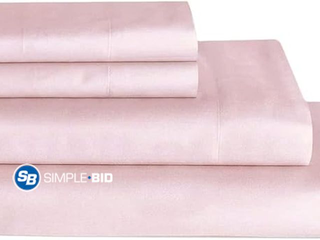 Lot 58-26345 - New Silvon Premium King King Sheet Sets for Acne Prone Skin-Silver Infused Smart Fabric -No Odor and...