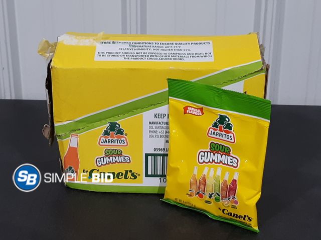 Lot 58-35602 - JARRITOS! Sour GUMMIES -- 11 packages 4 oz each - unopened