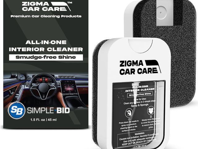 Lot 58-59876 - New Zigma Car Care All-in-One Interior Cleaner, Multi-Purpose Car Interior Cleaner for Nav Screen, S...