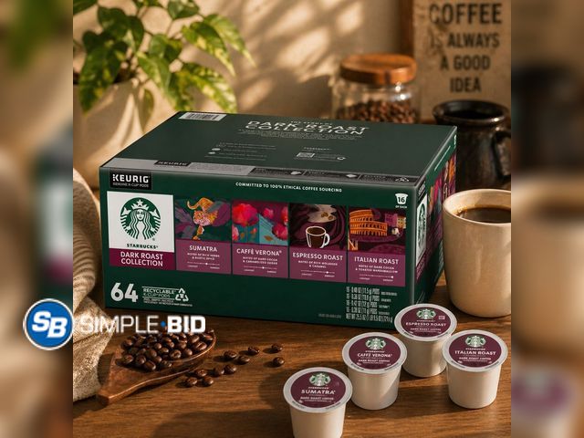 Lot 58-84281 - Starbucks Dark Roast Variety Pack K-Cup Pods, 44 Count, Keurig Compatible