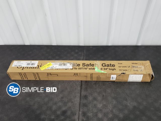 Lot 58-50289 - Ophanie Retractable Gate -Grey - 34" x 55/76"