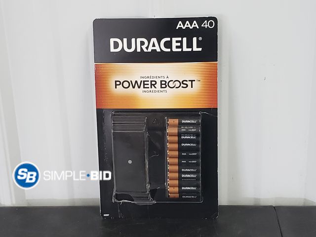 Lot 58-68727 - BATTERIES! Lot of (20) New Duracell AAA Batteries