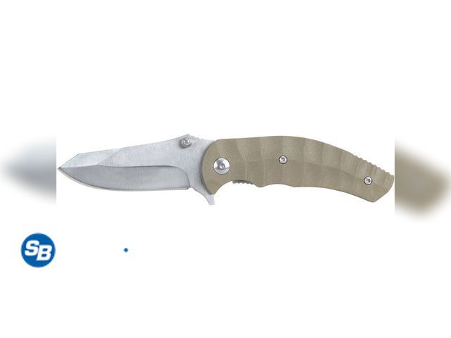 Lot 58-83367 - New Ozark Trail Flip Opening Knife, Tan
