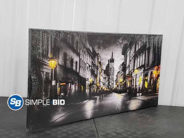 Lot 58-75638 - City Scape Canvas - 20 x 40"