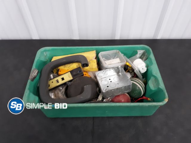 Lot 58-33695 - Tote of Misc Tools, Hardware and More