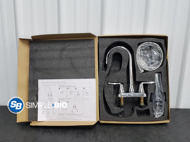 Lot 58-75633 - Chrome Long J Neck Faucet