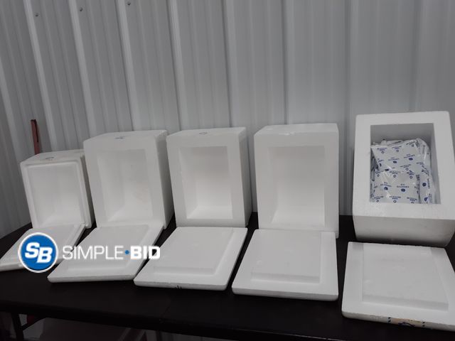 Lot 58-30441 - Lot of (5) Styrofoam Coolers