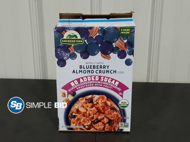 Lot 58-51146 - Blueberry Almond Crunch Cereal - 1 bag inside - unopened