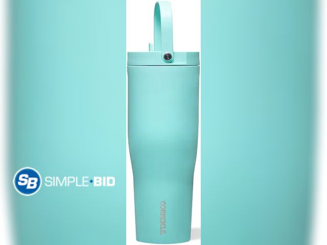 Lot 58-68747 - New Corkcicle Go Cup XL 30oz Turquoise
