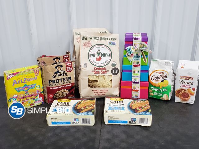 Lot 58-80696 - FOOD LOT! Lot of Various Foods - unopened - expired