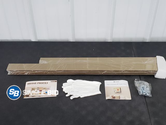 Lot 58-74777 - Folkor DIY Floater Frames - Goldish Color - Appears Unused