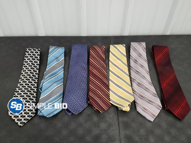 Lot 58-71274 - Lot of (7) Men's Neck Ties